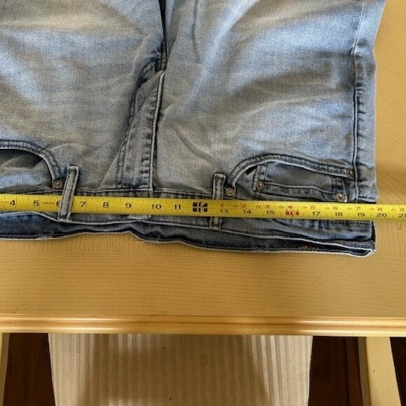 Levi’s 514 Jeans Mens 38x30 Faded Blue Denim Straight Stretch Fit - Picture 4 of 16